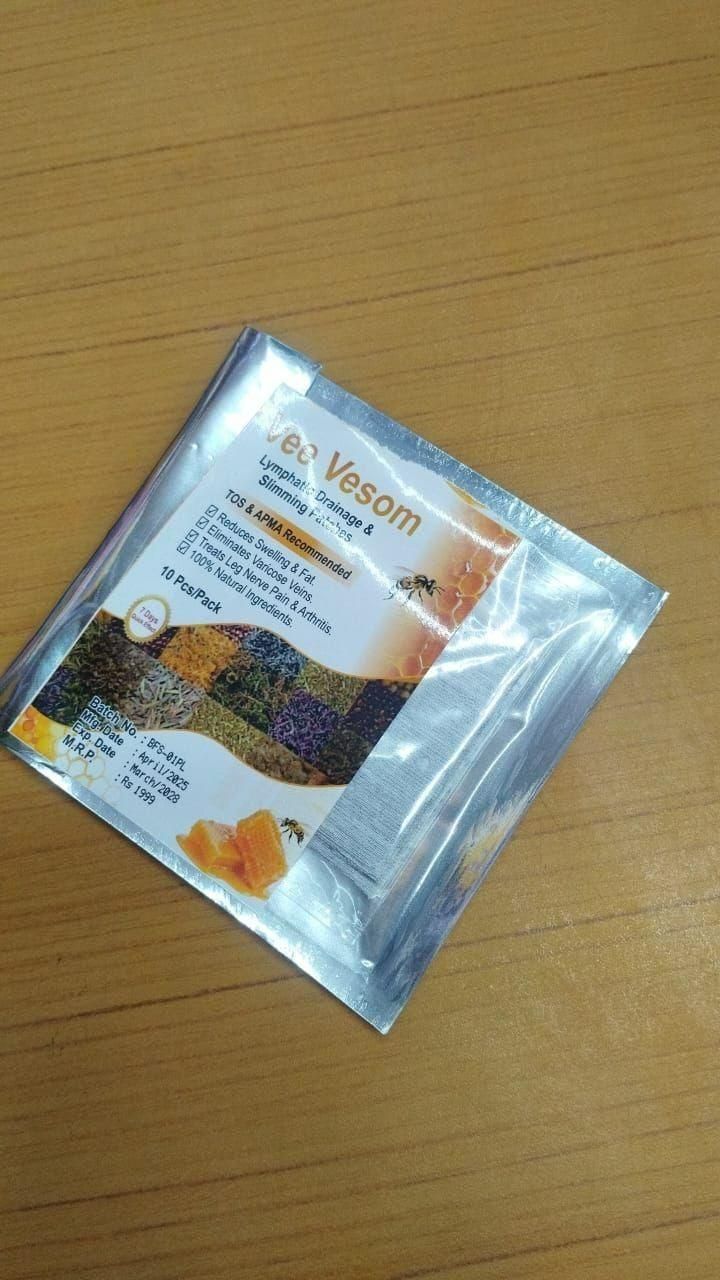Vee Vesom Lymphatic Daiamage & Sliming Patches (10 Patches)