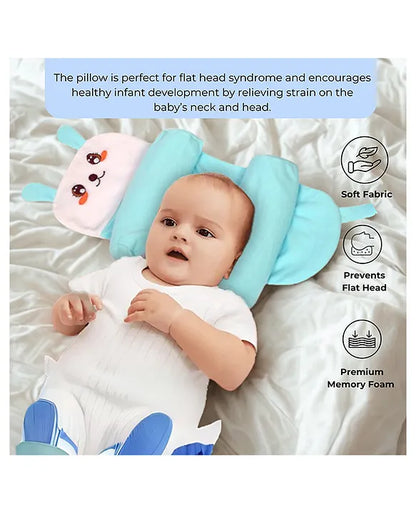 PillowTuck™– Baby Head Shape Protection | Adjustable Fit | Cotton-Soft Sleep Pillow