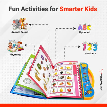 Kids Intelligence Book, Phonic learning with English Letters & Words, poems, relations & much more Learning with figures & voices| (Free 2000 pages PDF) Encurage Curocity Towards Learning