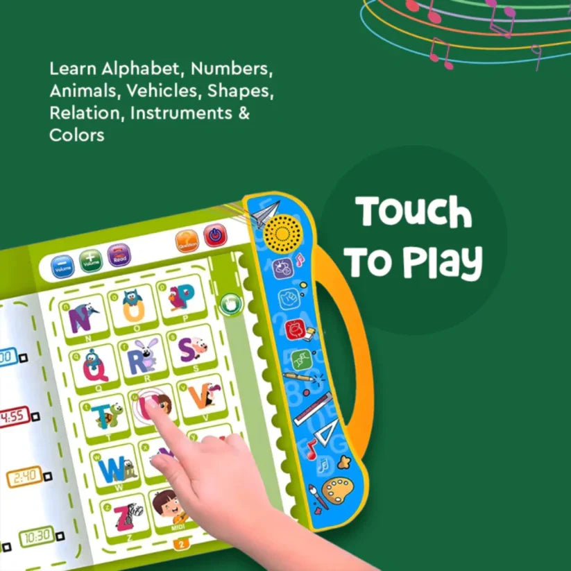 Kids Intelligence Book, Phonic learning with English Letters & Words, poems, relations & much more Learning with figures & voices| (Free 2000 pages PDF) Encurage Curocity Towards Learning