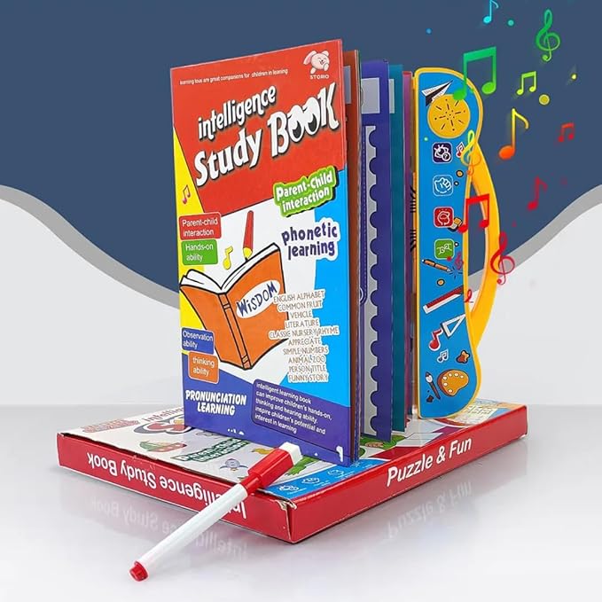 Kids Intelligence Book, Phonic learning with English Letters & Words, poems, relations & much more Learning with figures & voices| (Free 2000 pages PDF) Encurage Curocity Towards Learning