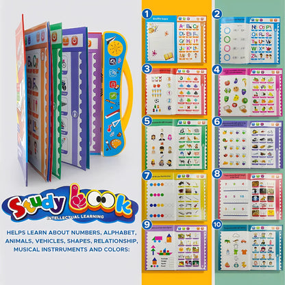 Kids Intelligence Book, Phonic learning with English Letters & Words, poems, relations & much more Learning with figures & voices| (Free 2000 pages PDF) Encurage Curocity Towards Learning