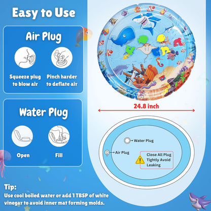 TumYoo Baby Water play Mat with 6 months Gurantee for Quality Tummy time with your baby